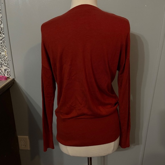 Philosophy by Republic Clothing Wool Blend Burnt Orange Sweater (Women's Medium) - Picture 6 of 7